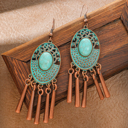 Ethnic Style Fashion Earrings Set Creative Autumn Jewelry