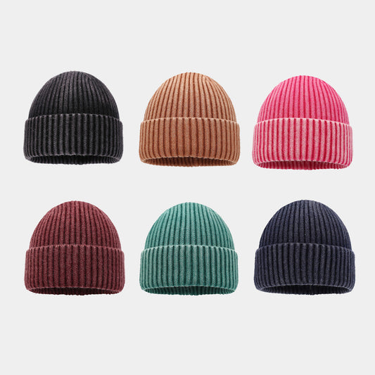 Vintage Washed Winter Thermal Knit Beanie