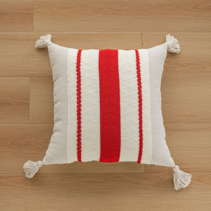 Minimalist Christmas Jacquard Tassel Cushion Covers