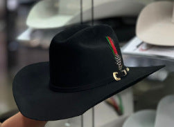 Men's Wool Felt Cowboy Hat - Adjustable Western Design