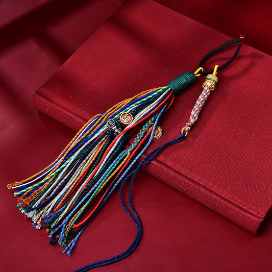 Hand-Woven Pendant Lanyard, Bag Lanyard Can Be Hung, Tangkazakiram Men'S And Women'S Ethnic Style Retro And Versatile
