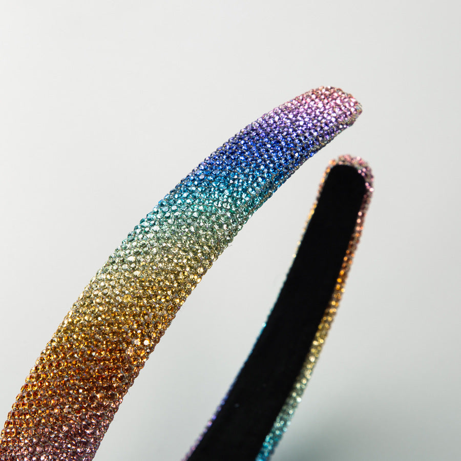 Trendy Rhinestone Hairband Fashionable Colorful Headband