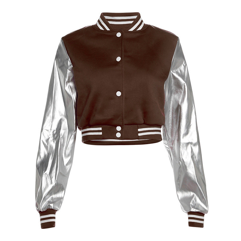Fashion Embroidered Slim Fit Baseball Jacket