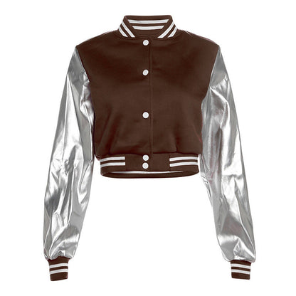 Fashion Embroidered Slim Fit Baseball Jacket