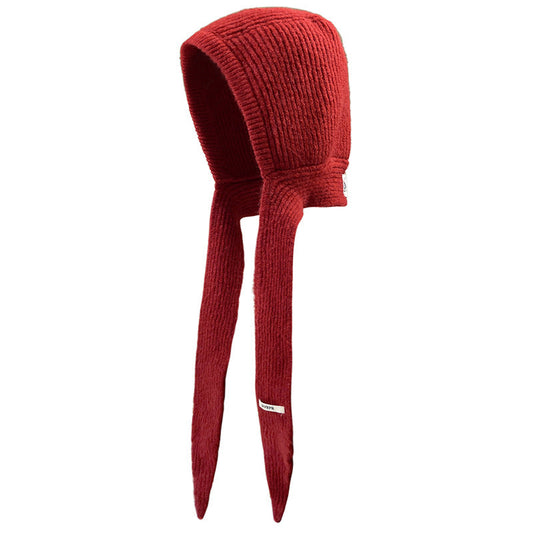 Winter Knitted Balaclava Hooded Scarf Beanie Hat