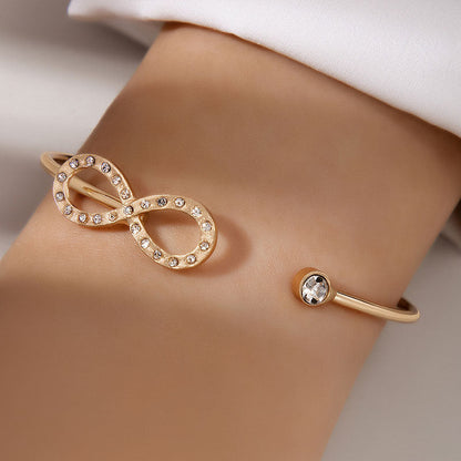 Floral Pearl Open Cuff Bracelet Stylish Fresh Design