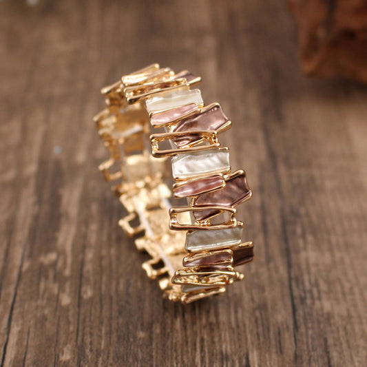 Vintage Colorful Irregular Elastic Bracelet