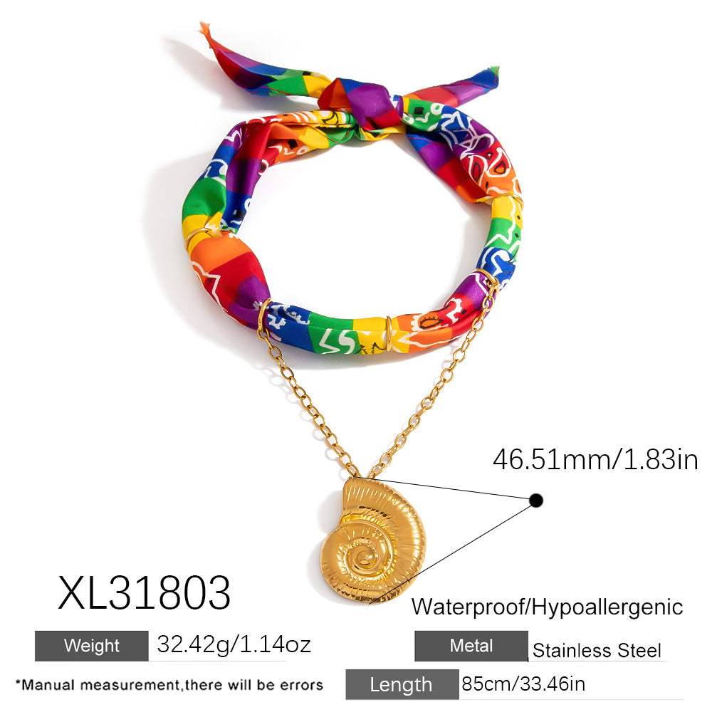 Dopamine Sunflower Pendant Necklace and Bracelet Set - Stainless Steel