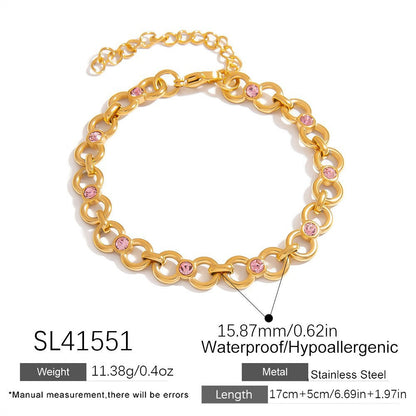 Stylish Bow Knot Stainless Steel Bracelet for Women