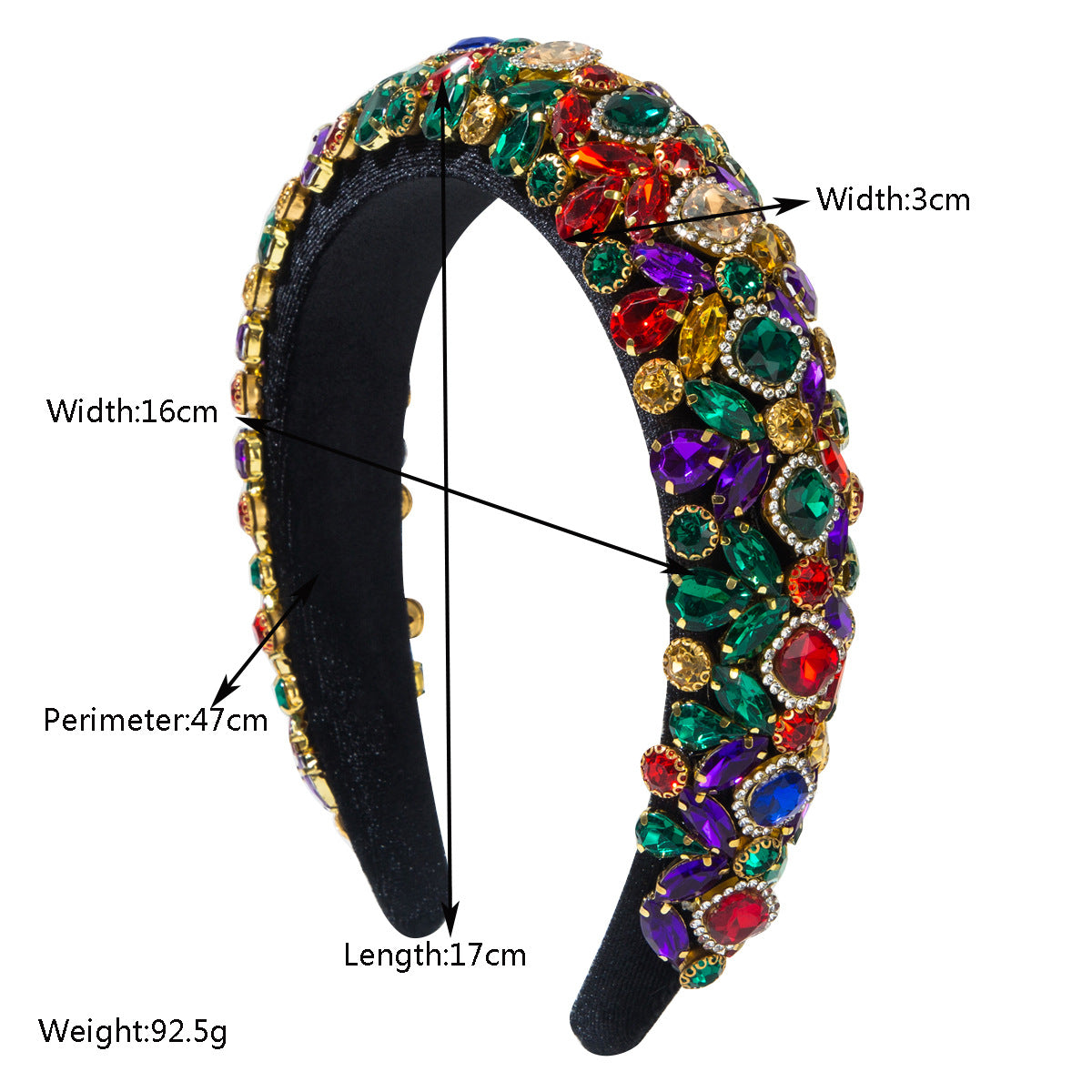Baroque Wide Velvet Headband Vintage Elegant Hair Accessory