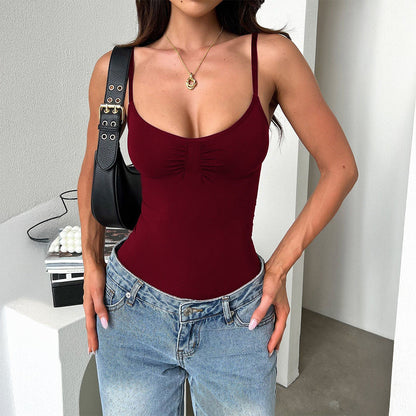 Y2K Sexy Camisole Jumpsuit for Women, Casual Street Style