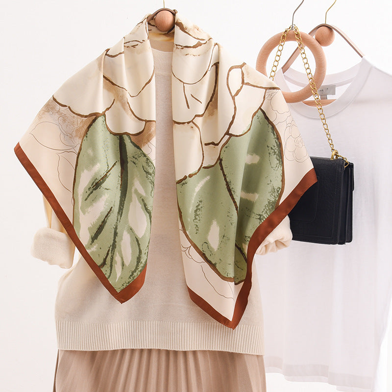 Scarvii -  Camellia Square Scarf