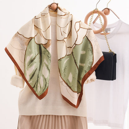 Scarvii -  Camellia Square Scarf