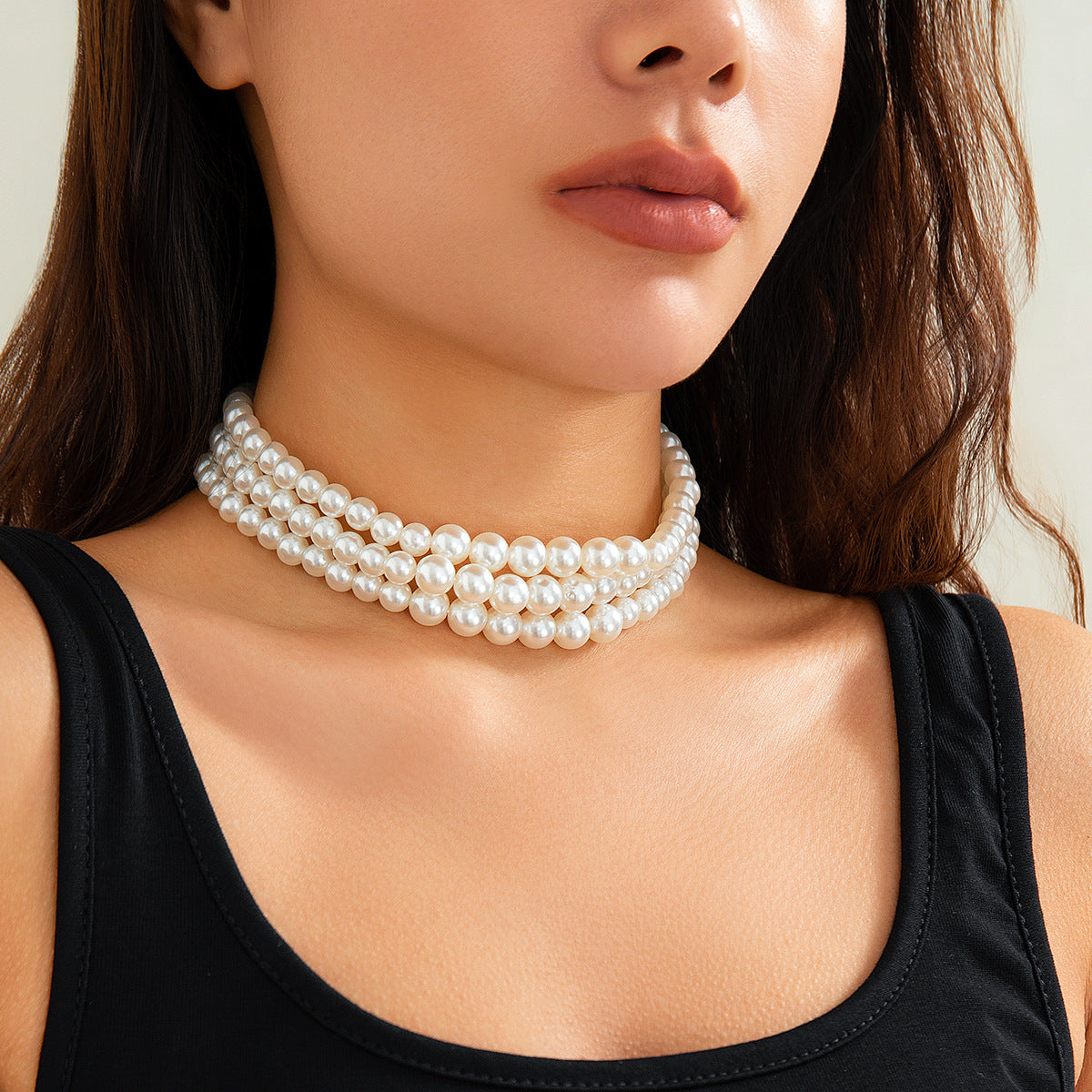 Bohemian Multi-Layer Pearl Beaded Necklace For Women