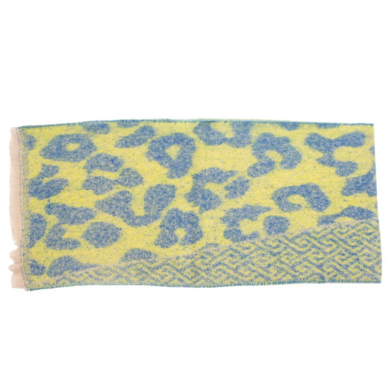 Vintage Leopard Print Soft Scarves