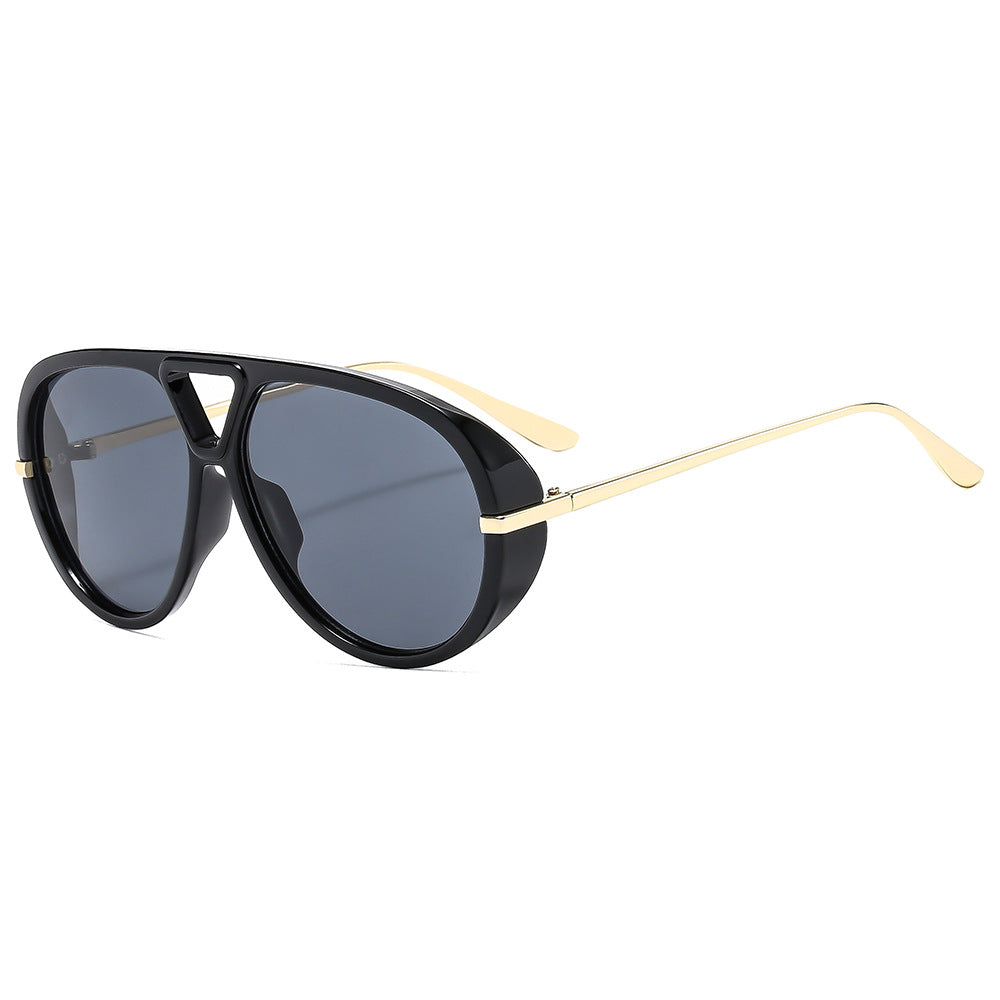 Trendy Oversized Squared Sunglasses UV400 Fashion Accessory