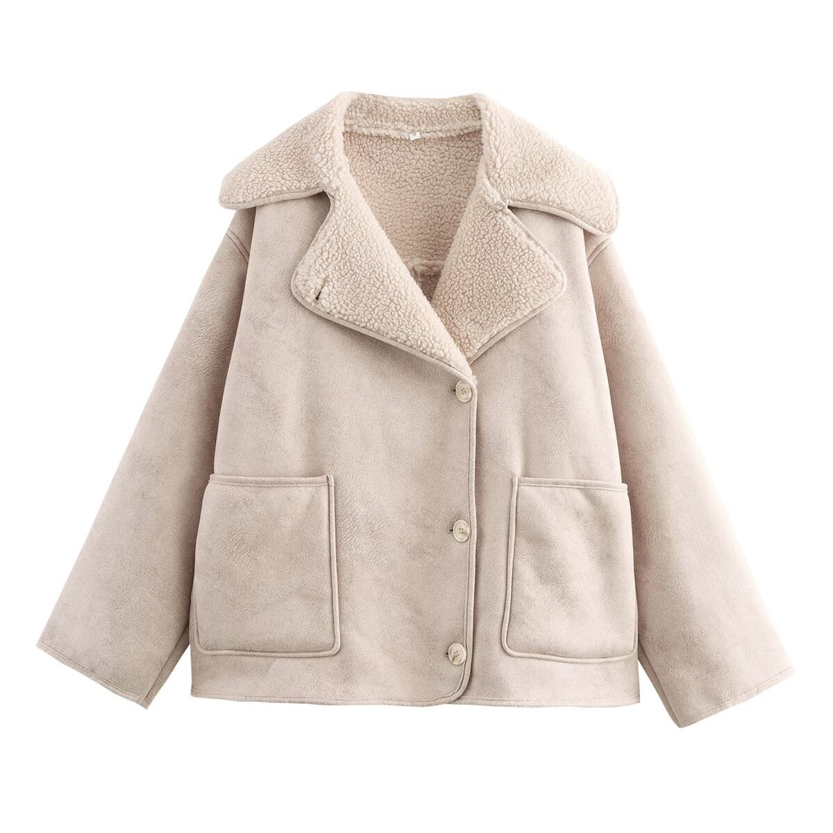 Winter Trendy Lapel Collar Thicken Warm Jacket