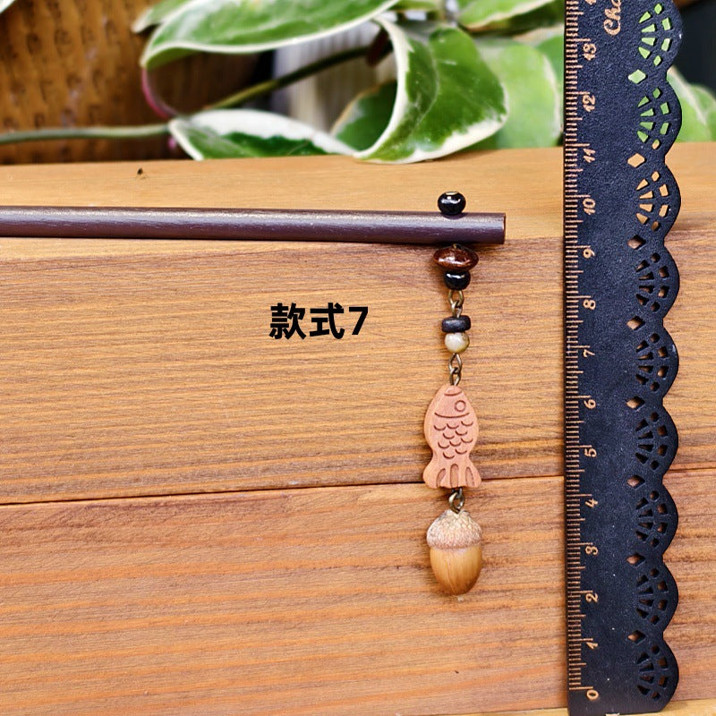 Vintage Floral Alloy Hair Stick Bohemian Headpiece
