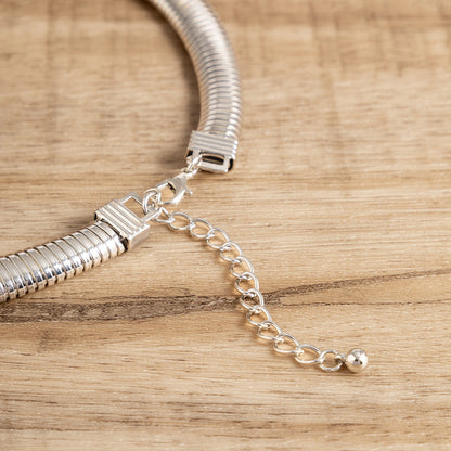 Punk Style Geometric Metal Choker Necklace