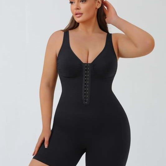Plus Size Body Shaping Bodysuit With Wide Straps