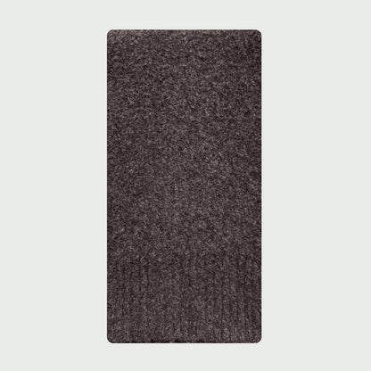 Solid Color Wool Knit Scarf for Women