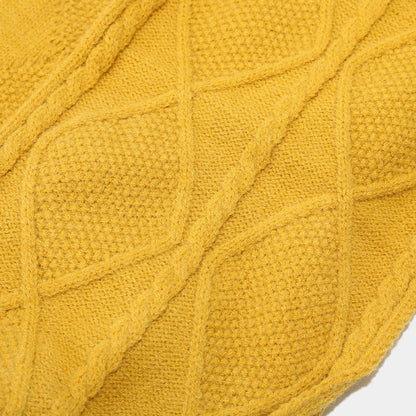 Winter Knit Thick Warm Scarf Hat Gloves Set