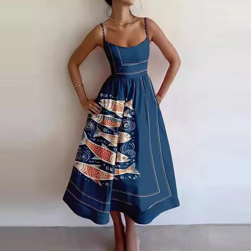 Elegant Floral Maxi Dress for Women