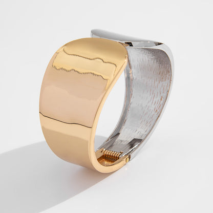 Creative Geometric Open Cuff Bracelet Women Alloy Fashion