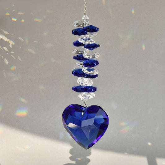 Love Irregular Crystal Home Hangings