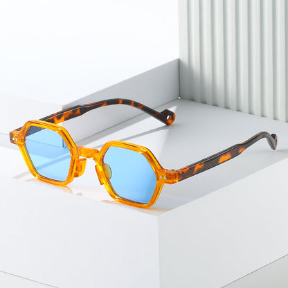 Trendy Polygon Sunglasses with UV400 Protection