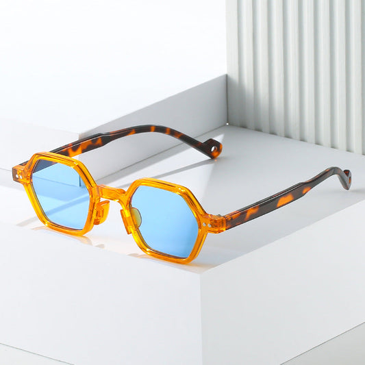 Trendy Polygon Sunglasses with UV400 Protection