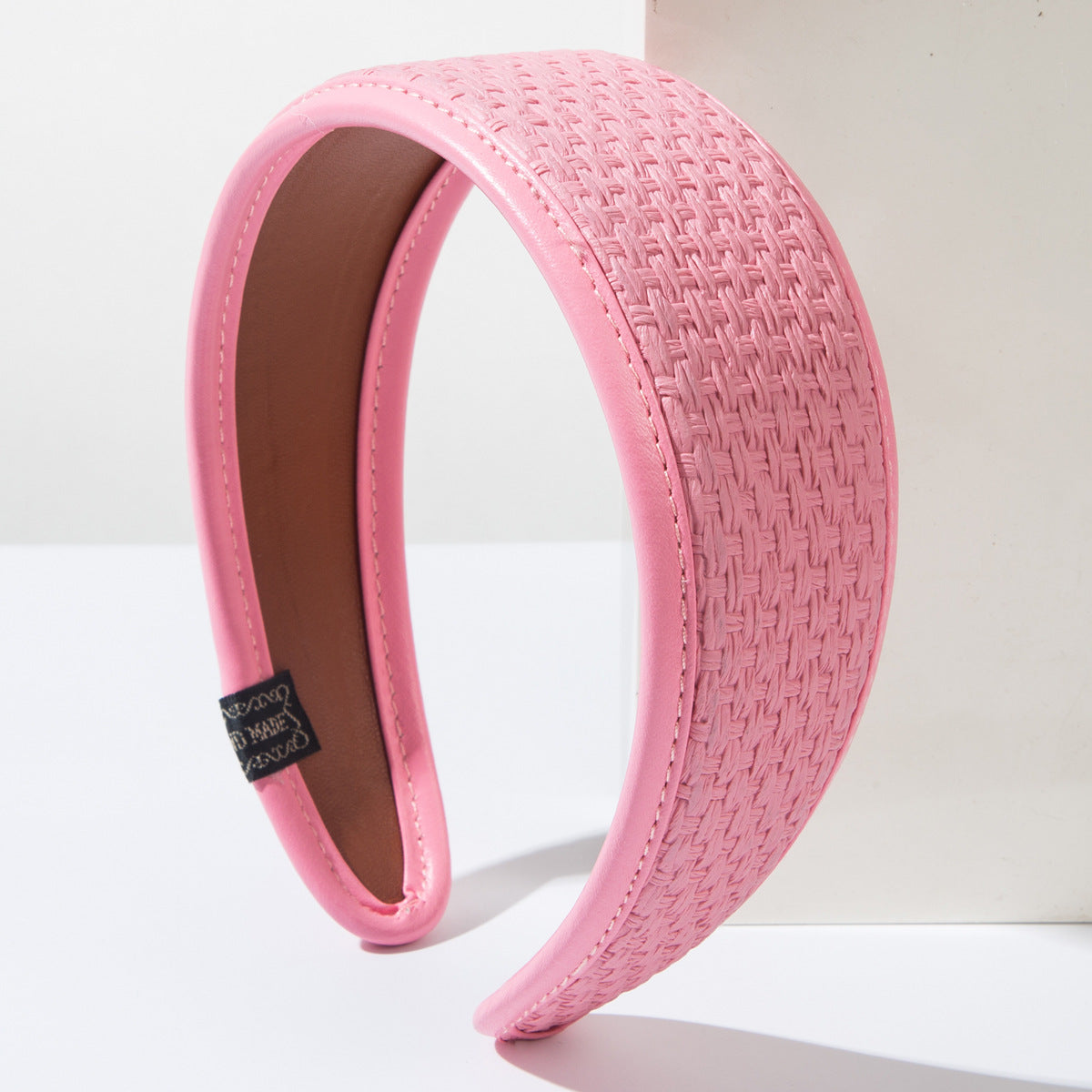 Woven PU Leather Headband Stylish Casual Hair Accessory