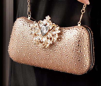 Luxury Rhinestone Evening Clutch Bag for Women