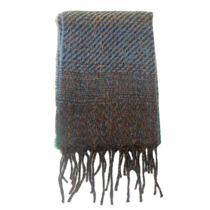 Gradient Color Tassel Soft Scarves