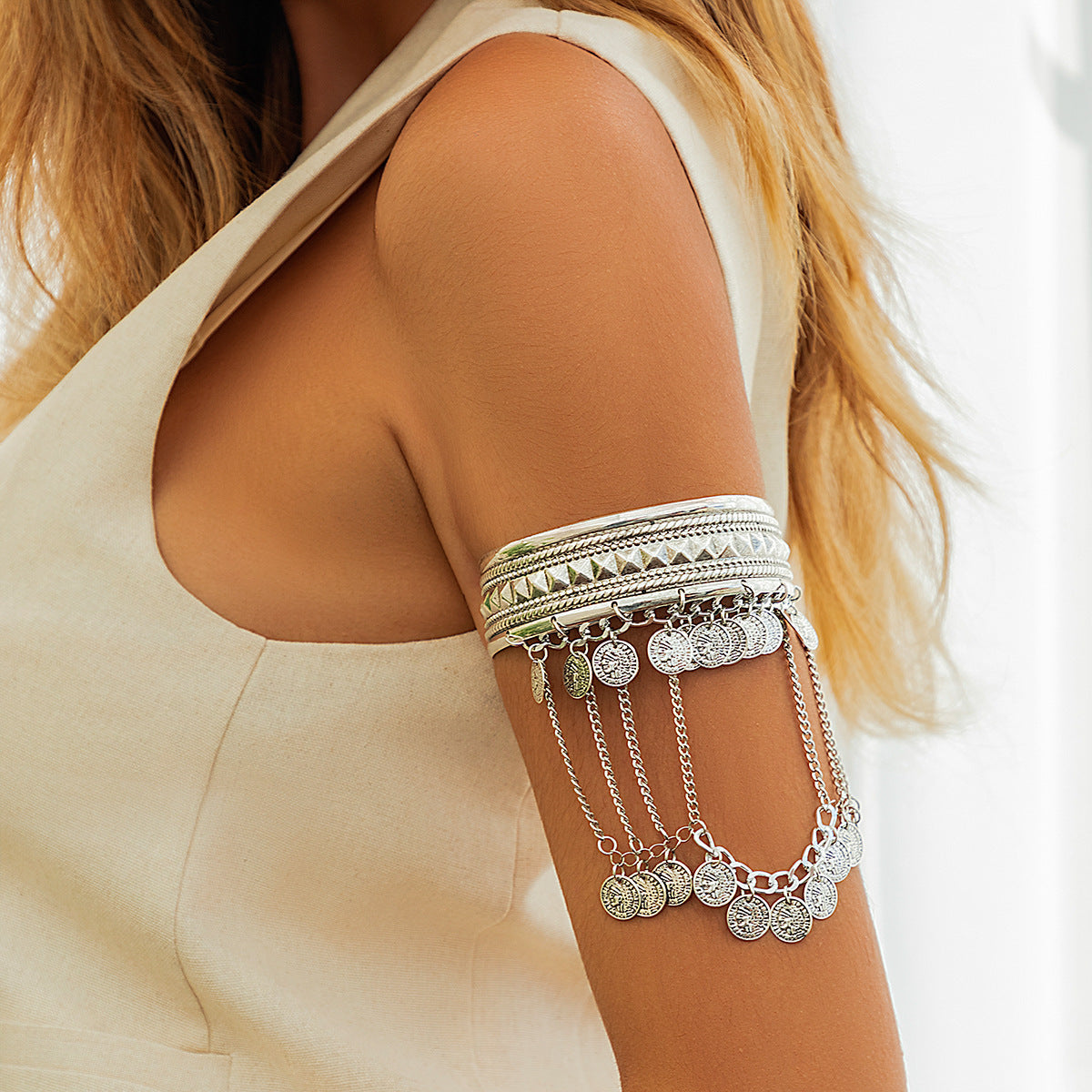 Vintage Tassel Adjustable Arm Cuff