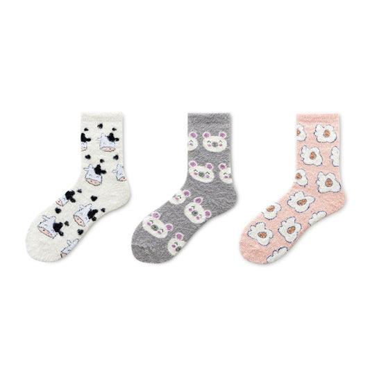 Rufia - 3pairs Winter Fleece Socks