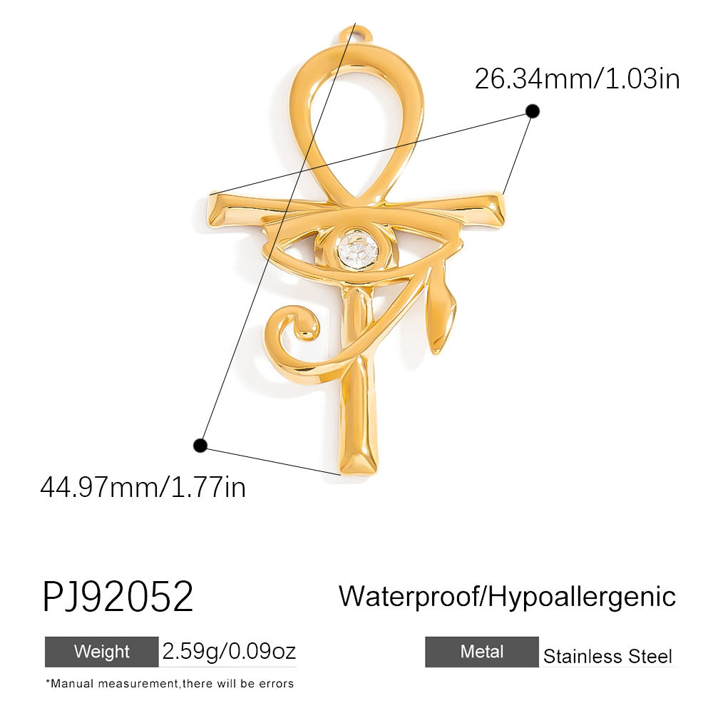 Bohemian Style Stainless Steel Beach Pendant Necklace