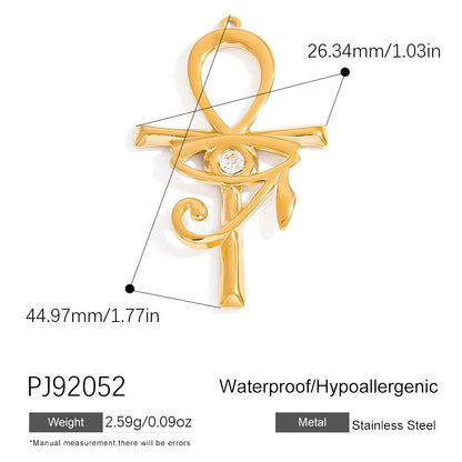 Bohemian Style Stainless Steel Beach Pendant Necklace