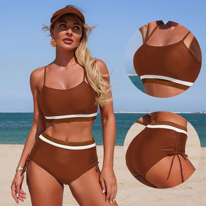 Women'S Sports Bikini Swimsuit Set Lightweight Quick-Dry Swimwear