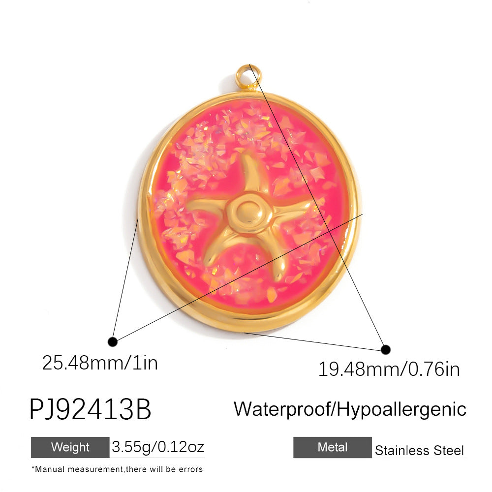 Rainbow Unicorn Stainless Steel DIY Pendant Jewelry for Bracelets and Necklaces
