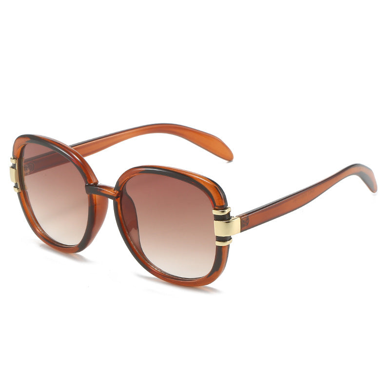 Trendy Oval Sunglasses Fashionable Street Style Sunglasses
