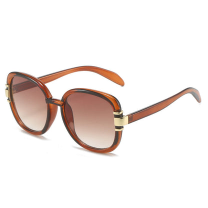 Trendy Oval Sunglasses Fashionable Street Style Sunglasses