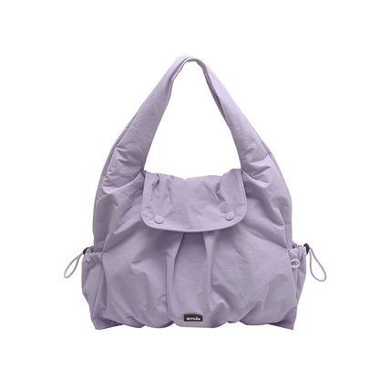 Trendy Nylon Shoulder Bag Casual Large Capacity Commuter Bag