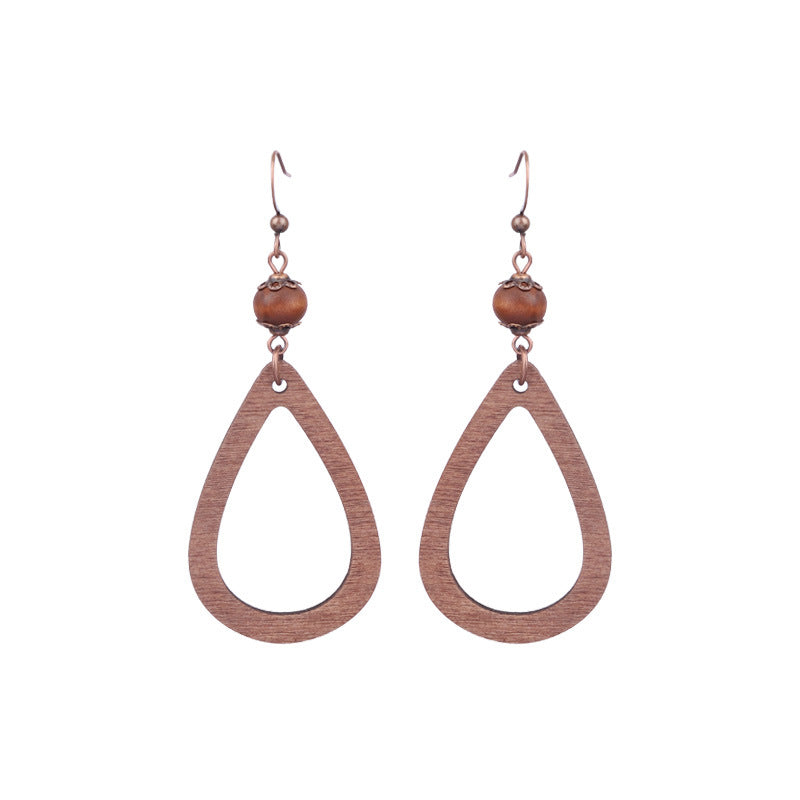 Ethnic Style Tassel Water Drop Alloy Earrings Set