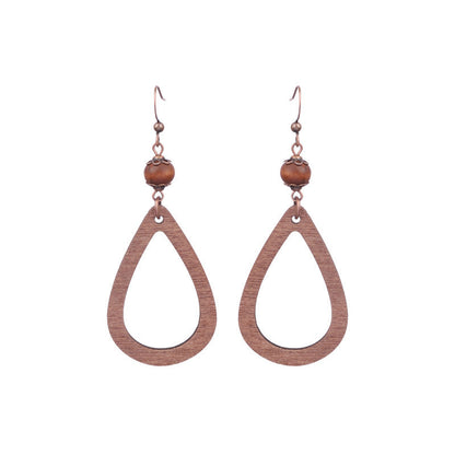 Ethnic Style Tassel Water Drop Alloy Earrings Set