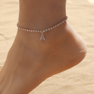 Vintage Zircon DelicateÂ  Anklet