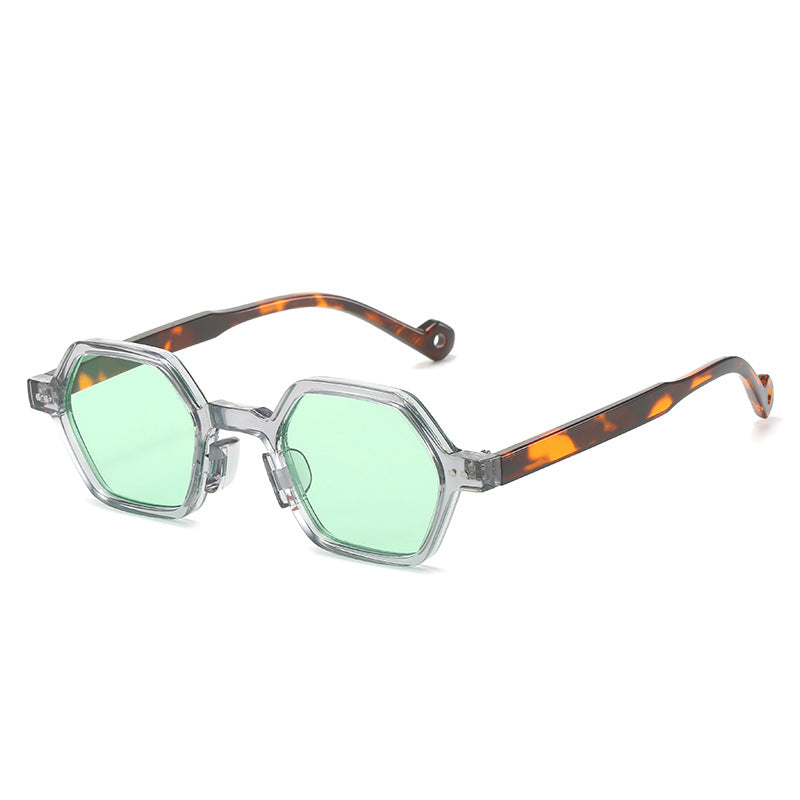Trendy Polygon Sunglasses with UV400 Protection