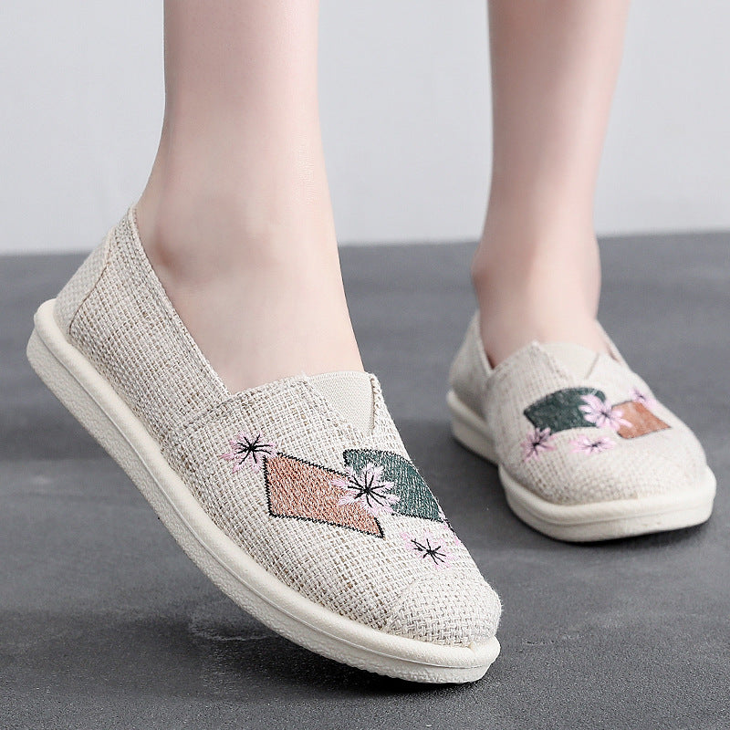 Women'S Canvas Shoes Breathable And Lightweight New Old Cloth Shoes