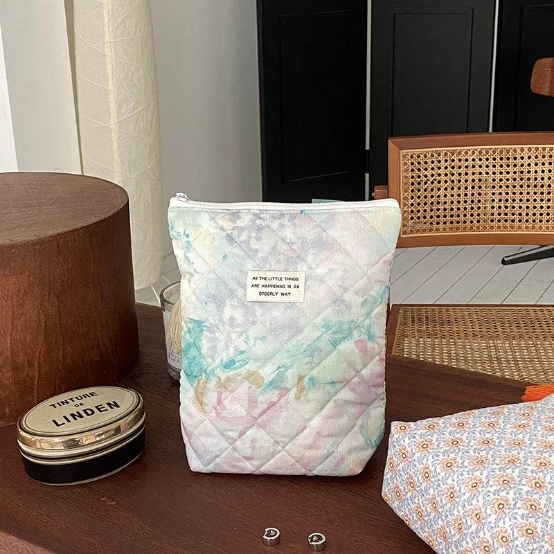 Multi-Functional Quilted File Bag Storage Pouch