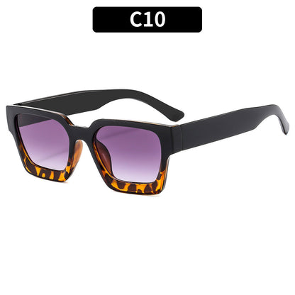 Trendy Square Multi-Color UV400 Sunglasses